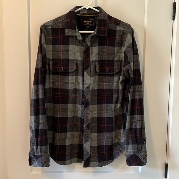 NWOT Billabong Offshore Flannel Shirt small - Picture 1 of 5